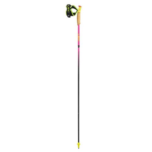 Leki Ultratrail Fx.One Superlite Compact Trekking Poles - Neon-Pink/Natural-Carbon