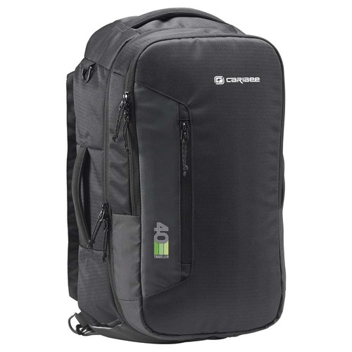 Caribee Traveller 40 Carry On Backpack - Black