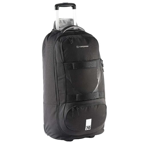 Caribee Adventure Hybrid 70L RPET Wheeled Travel Pack - Black