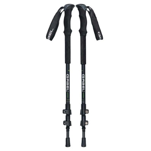 Gabel VERTIGO Lite Tour FL Trekking Poles - Black/Green - 64-142cm