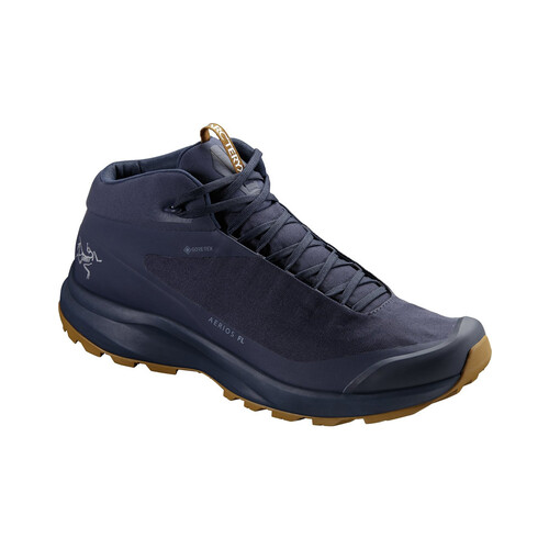 Arcteryx Aerios FL Mid GTX Mens Hiking Shoes - Cobalt Moon/Yukon