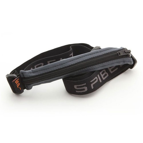 SPIbelt Original Running Sports Belt - Anthracite w/ Black Zip