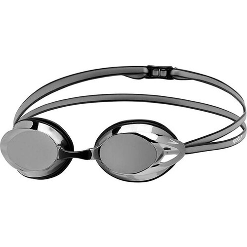 Speedo Opal Mirror Swimming Goggles - Black/ Silver