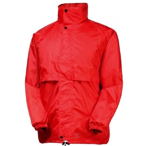 Rainbird Stowaway Unisex Waterproof Packable Rain Jacket - Red