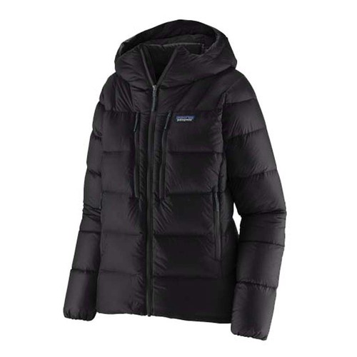 Patagonia Fitz Roy Womens Down Hooded Jacket - Black - L