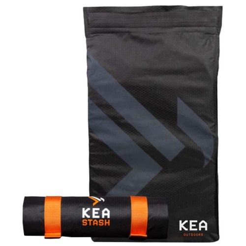Kea Stash Reusable Trash Compacting Bag - Black/Orange - XL
