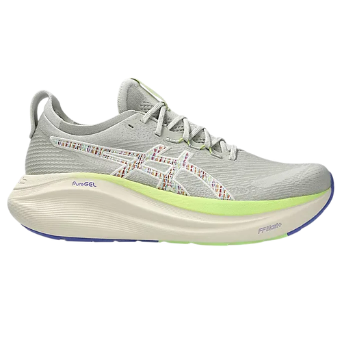 Asics Gel-Nimbus 27 Mens Trail Running Shoes - Nature Bathing/Lime Green