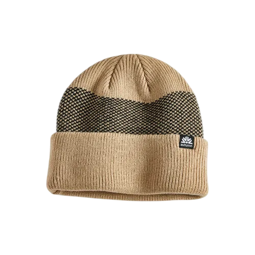 Autumn Birdseye Unisex Beanie - Khaki