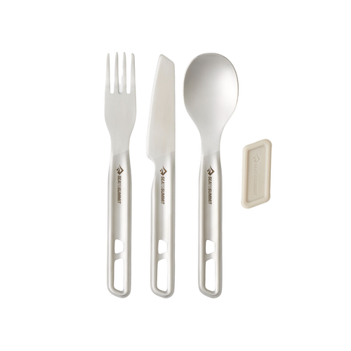 Sea to Summit Detour 3 Piece Stainless Steel 1 Person Cutlery Set