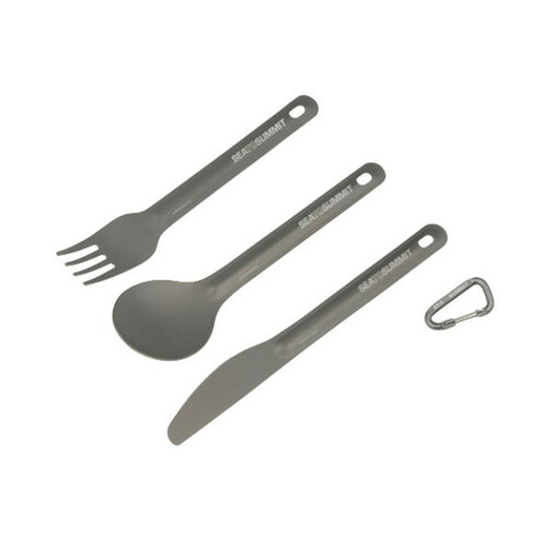 Sea To Summit AlphaLight 3 Piece Cutlery Set - Knife, Fork & Spoon