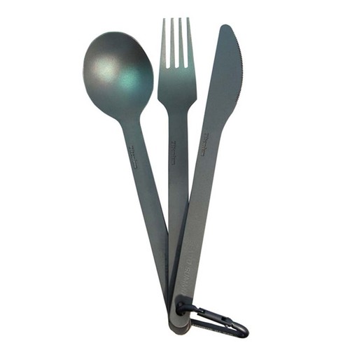 Sea To Summit Titanium Cutlery Set 3pc (Knife, Fork and Spoon)