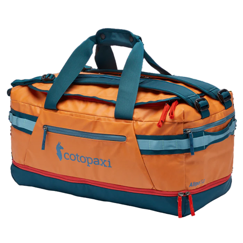 Cotopaxi Allpa 50L Recycled Travel Duffel Bag - Tamarindo/Abyss
