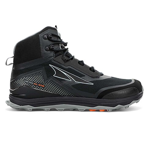 Altra Lone Peak All-Weather Mid Mens Hiking Shoes - Black