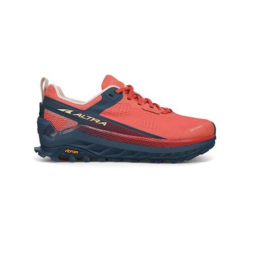 Altra OIympus 4 Womens Trail Running Shoes - Navy/Coral