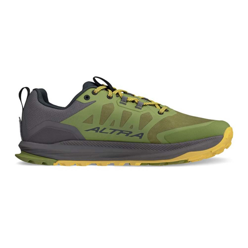 Altra Lone Peak 9 Mens Waterproof Low Trail Running Shoes - Dusty Olive - US11.5