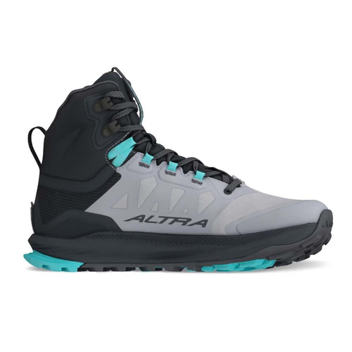 Altra Lone Peak 9 Womens Waterproof Mid Hiking Boots - Black/Gray