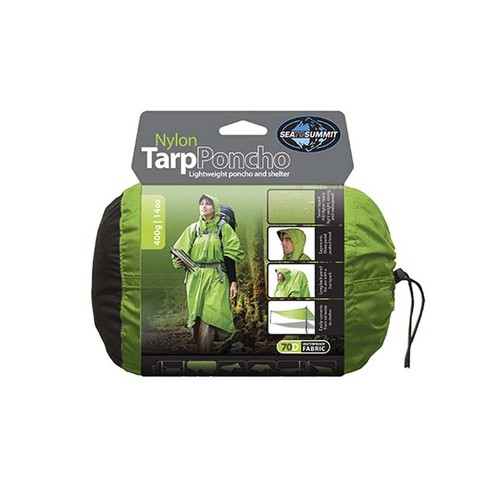 Sea To Summit Nylon Poncho & Tarp - Green