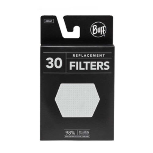 Buff Replacement Face Mask Filter - Adult - 30 Pack