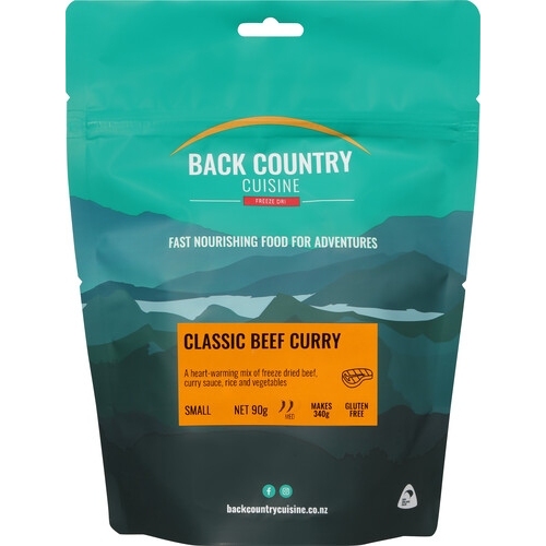 Back Country Freeze Dried Food - Classic Beef Curry - Small