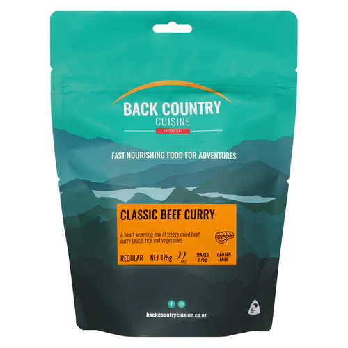 Back Country Freeze Dried Meal - Classic Beef Curry - Regular