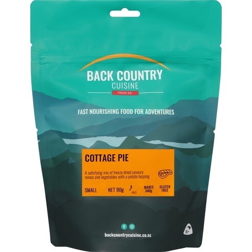 Back Country Cuisine Freeze Dried Meal - Cottage Pie - Small