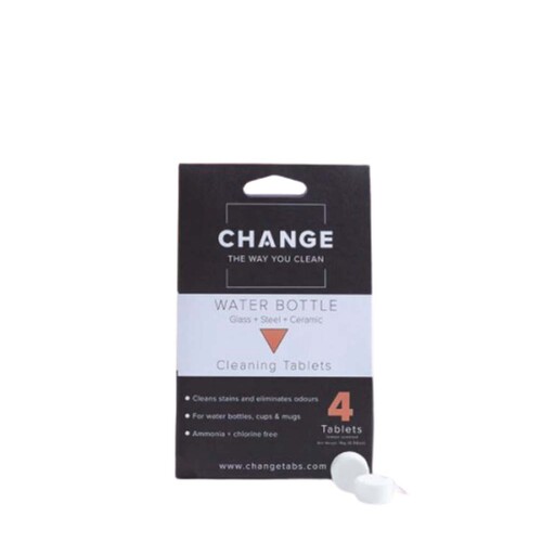 Change Water Bottle Cleaning Tablets - 4 Pack