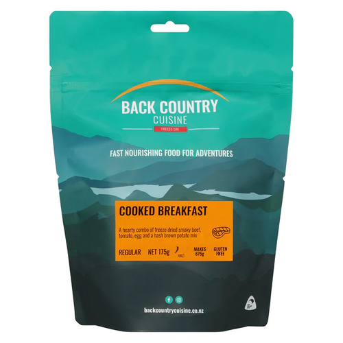 Back Country Cuisine Freeze Dried Food Cooked Breakfast - Regular