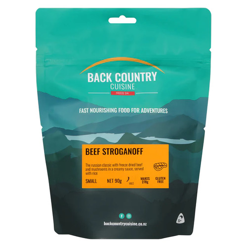 Back Country Cuisine Freeze Dried Meal - Beef Stroganoff - Small