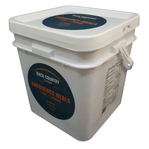 Back Country Cuisine 7 Day Emergency Bucket - Small