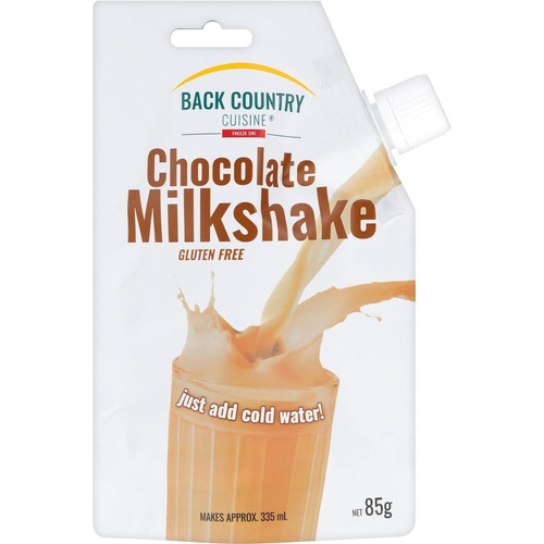 Back Country Cuisine Freeze Dried Meal - Chocolate Milkshake