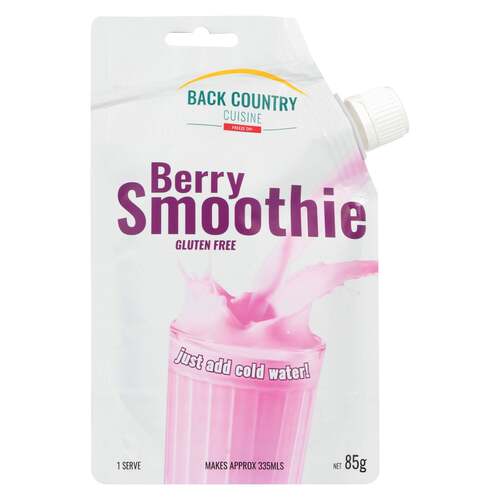Back Country Cuisine Freeze Dried Meal - Berry Smoothie