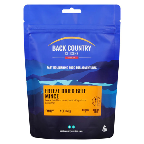 Back Country Cuisine Freeze Dried Meal - Beef Mince - Family
