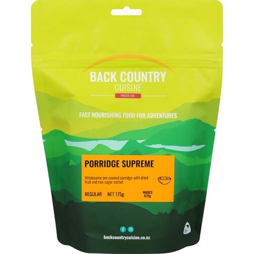Back Country Cuisine Freeze Dried Meal - Porridge Supreme - Small