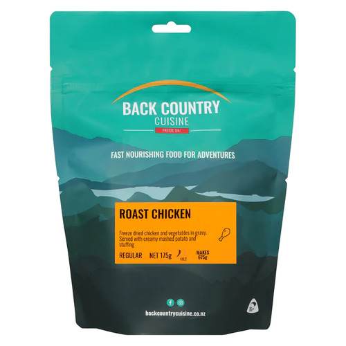 Back Country Cuisine Freeze Dried Meal - Roast Chicken - Regular