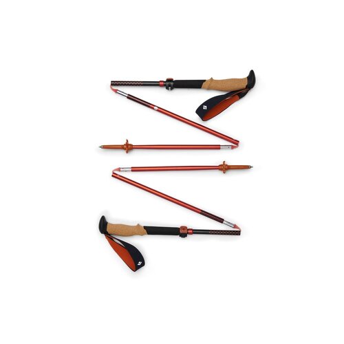 Black Diamond Pursuit FLZ Trekking Poles - Black/Octane - S/M