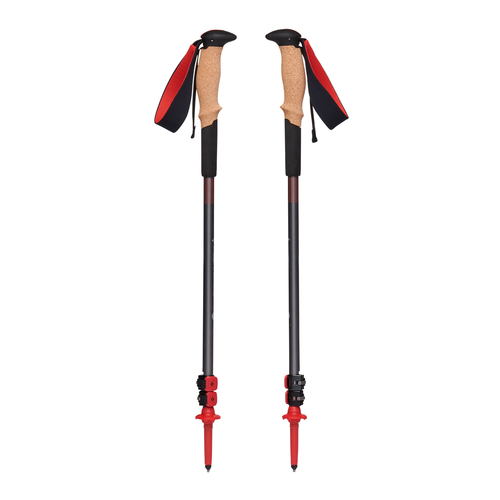 Black Diamond Pursuit Shock Trekking Poles - Steel Grey/Octane - M/L