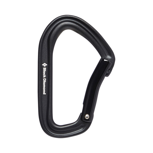 Black Diamond HotForge Bent Gate Carabiner - Black