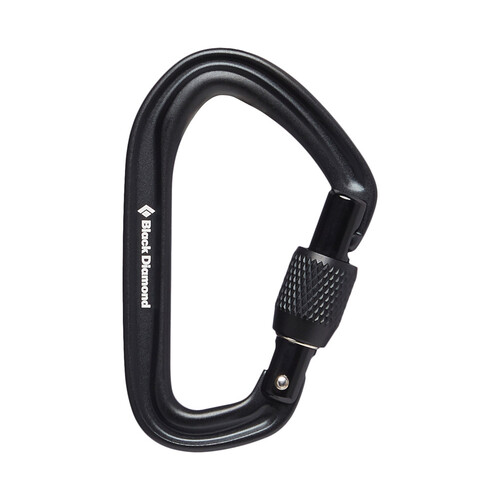 Black Diamond HotForge Screwgate Carabiner - Black