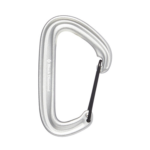 Black Diamond LiteWire Carabiner - Light Grey