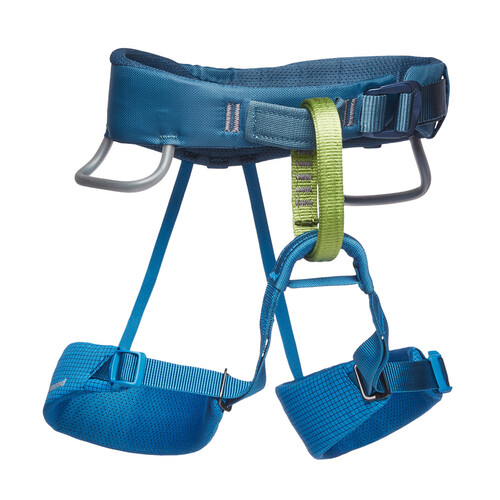 Black Diamond Momentum Kids Climbing Harness - Kingfisher