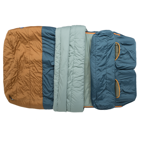 Big Agnes Dream Island Synthetic Sleeping Bag - Double Wide - Tapestry/Brown Sugar