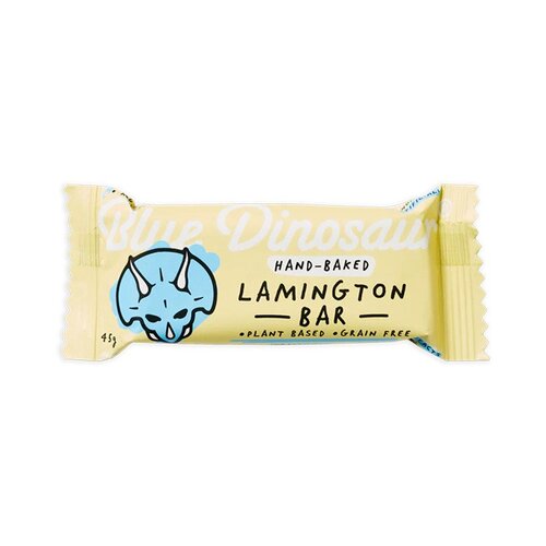 Blue Dinosaur Snack Bar - Lamington - 45g