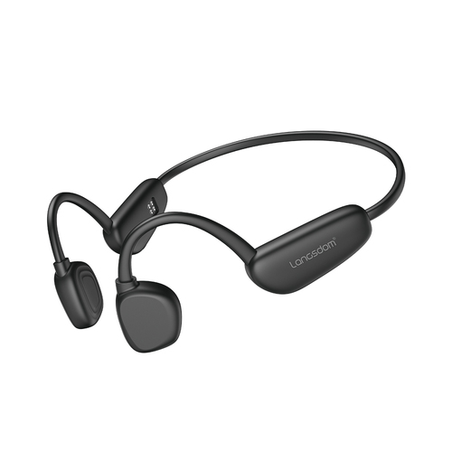 Langsdom BE12 Open Ear Sports Bone Conduction Sports Headphone - Black