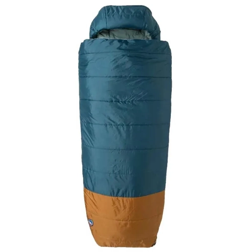 Big Agnes Echo Park 2°C Limit Synthetic Sleeping Bag - Long Wide - Tapestry/Brown Sugar