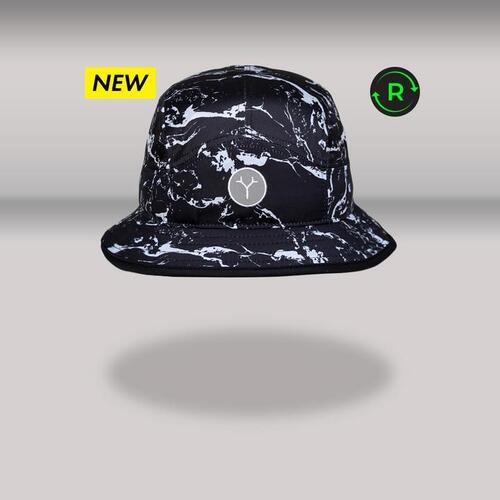 Fractel Lightweight Bucket Hat - Black Marble Edition