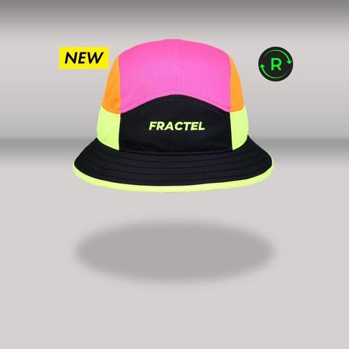 Fractel Lightweight Bucket Hat - Black Neon Edition