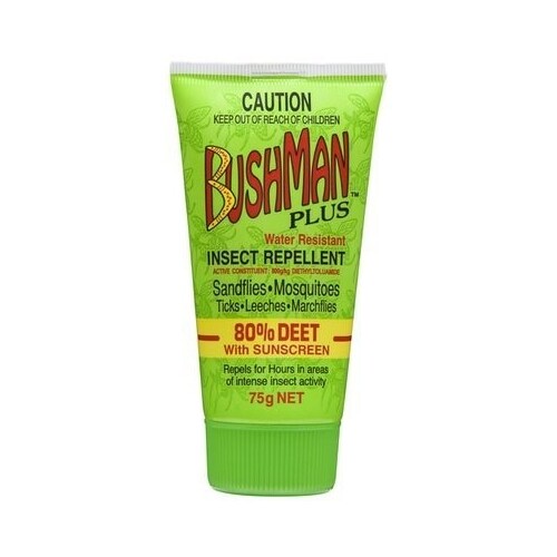 Bushman Plus Dry Gel Repellent with Deet and Sunscreen - 75g