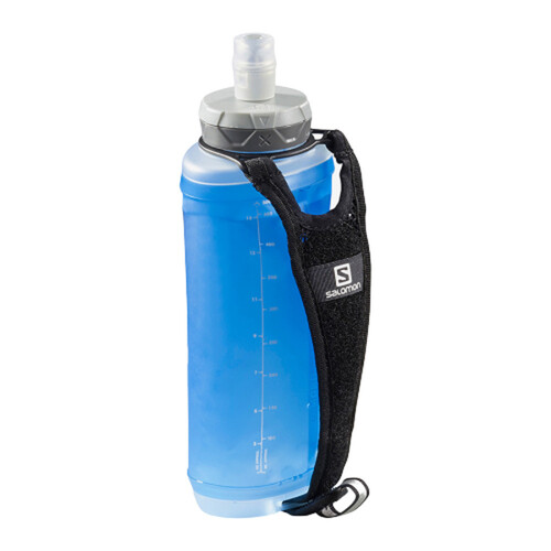 Salomon Active Handheld Running Bottle Strap w/ 500ml Soft Flask - Black - NS