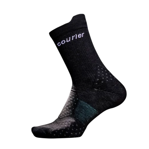 Courier Lo-Fi Unisex Running Crew Socks