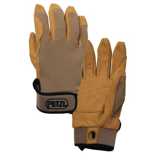 Petzl Cordex Belay Abseiling Gloves - Tan